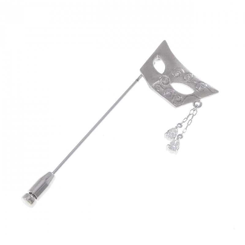 K18WG/K14WG Kim cương Brooch 0.23CT - Hàng hiệu Chính hãng 869594