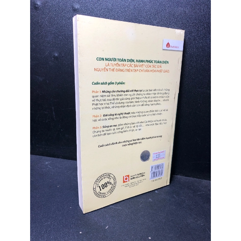 Con người toàn diện - Hạnh Phúc toàn diện mới 80% ố (khoa học đời sống , kỹ năng sống) SBMQ7-0501 912811