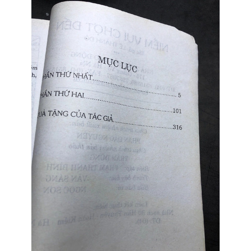 Niềm vui chợt đến 2007 mới 70% bẩn nhẹ Lê Thành Đô HPB0906 SÁCH VĂN HỌC 915712