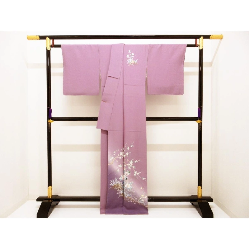 Áo kimono thăm viếng Fujimoto Takashi với trang trí ngọc trai và vàng - Hàng hiệu Authentic 875104