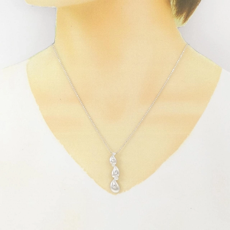 K18WG Dây chuyền kim cương 0.22CT - Hàng hiệu Chính hãng 860161