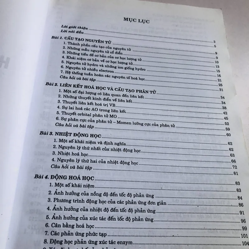 HOÁ ĐẠI CƯƠNG  - sách khổ to, 568267