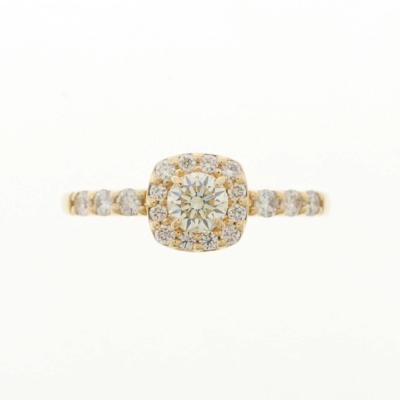 Nhẫn kim cương K18YG 0.158CT - Hàng hiệu Authentic 852811