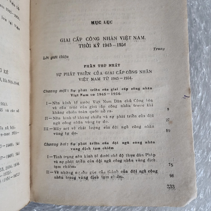 Giai cấp công nhân Việt nam thời kỳ 1945-1954 | Nguyễn Hữu Hợp | 1987 529249