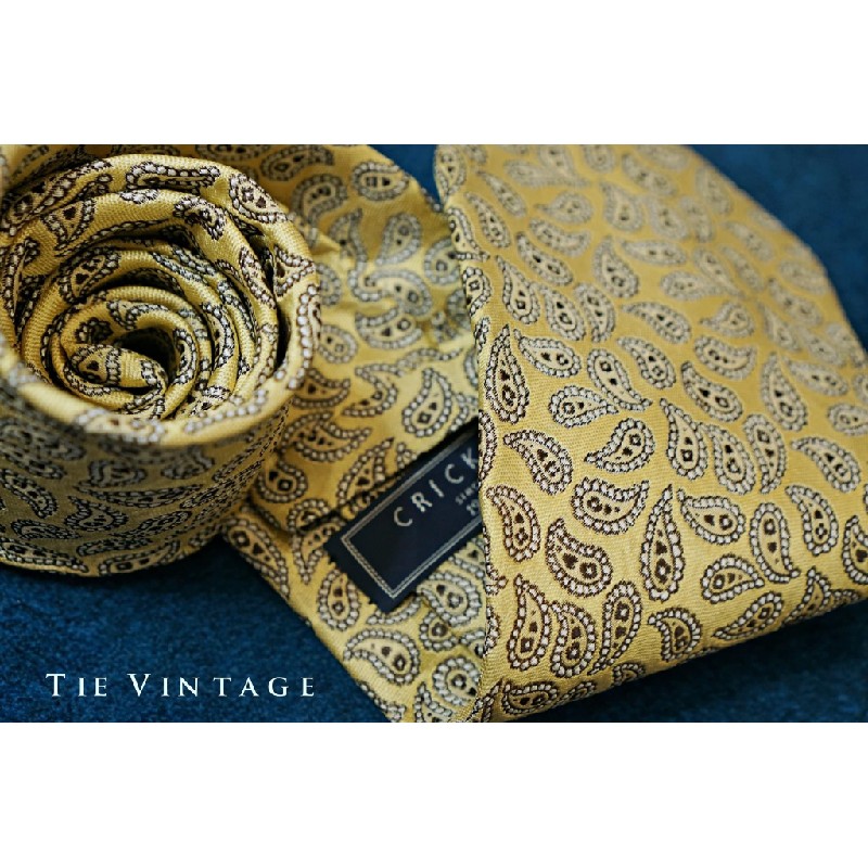 Paisley woven silk tie 7535