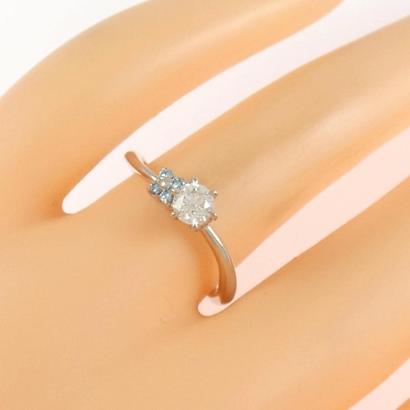 Nhẫn kim cương hoa PT950 0.302CT J SI2 Tốt - Hàng hiệu Chính hãng 871373