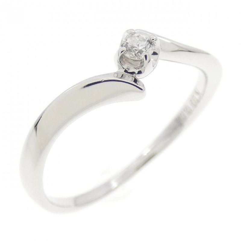 Nhẫn kim cương K10WG 0.05CT 667110