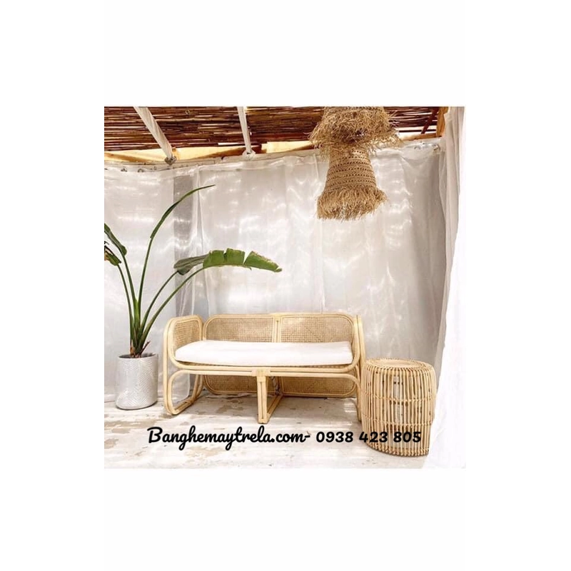 Ghế sofa mây vuông lưới mắt cáo 445808