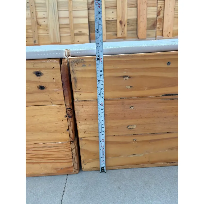 Giường kết hợp thùng để đồ - Gỗ thông pallet 1017813