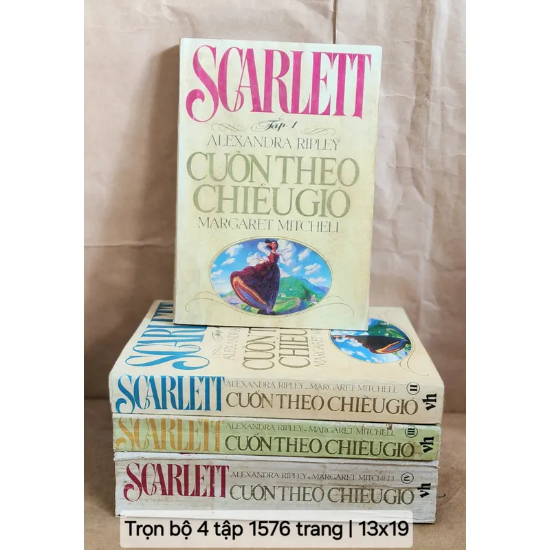 Trọn bộ 4 tập HẬU CUỐN THEO CHIỀU GIÓ - Alexandra Ripley 703853
