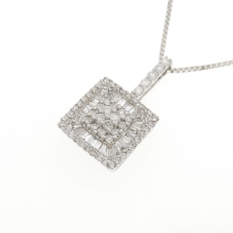 K18WG Dây chuyền kim cương 0.65CT - Hàng hiệu Chính hãng 866771