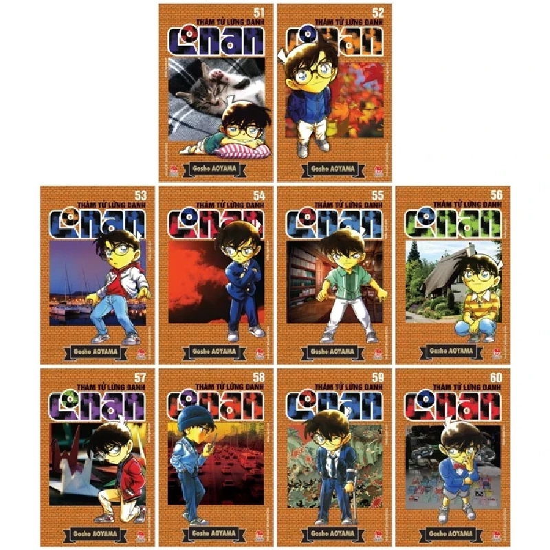 Thám Tử Lừng Danh Conan: Tập 51 - 60 (Bộ 10 Tập) - Gosho Aoyama (Mới 100%) Truyện tranh, NXB Kim Đồng - SÁCH ĐẠI HỌC 485947