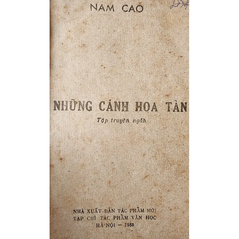 Truyện ngắn của Nam Cao: NHỮNG CÁNH HOA TÀN 704360