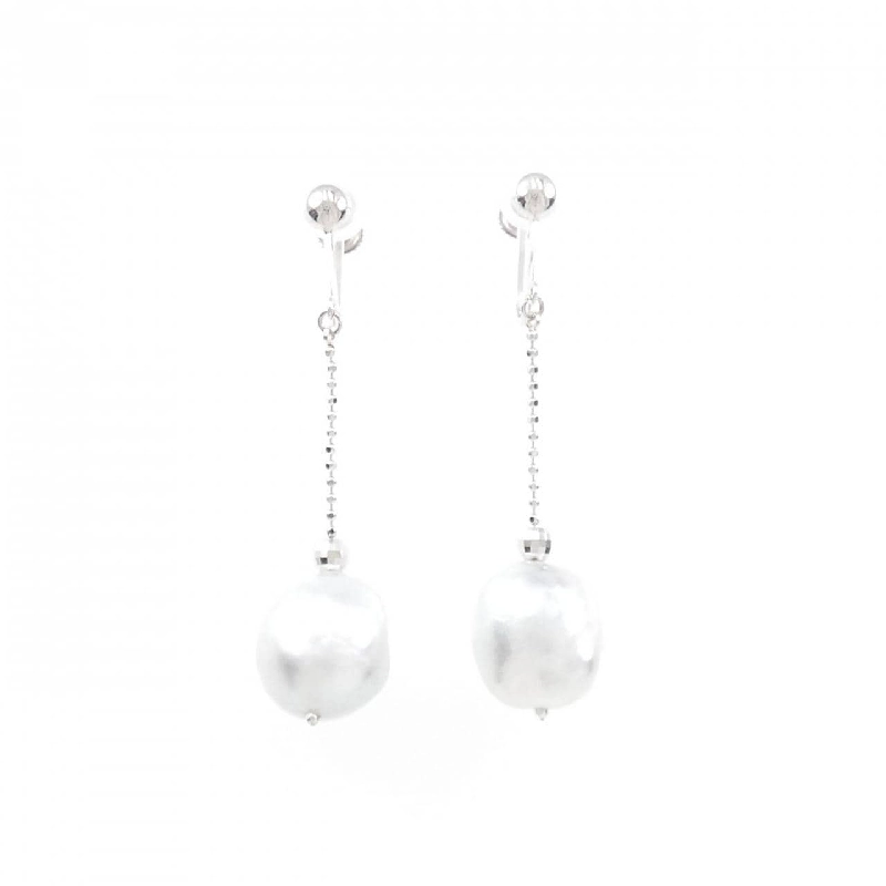 K18WG Bạc Ngọc Trai Trắng Bông Tai - Hàng hiệu Chính hãng 873141