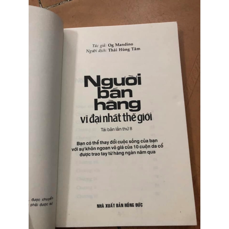 Sách Người bán hàng vĩ đại nhất thế giới - Og Mandino nguyên tác, Thái Hùng Tâm dịch 306913