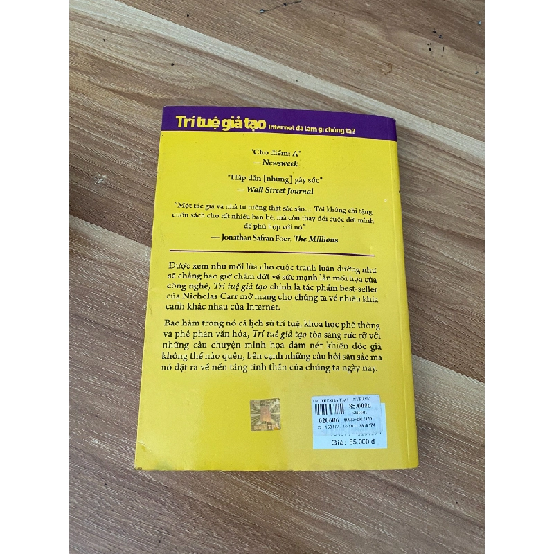 Trí Tuệ Giả Tạo - Nicholas Carr 538317
