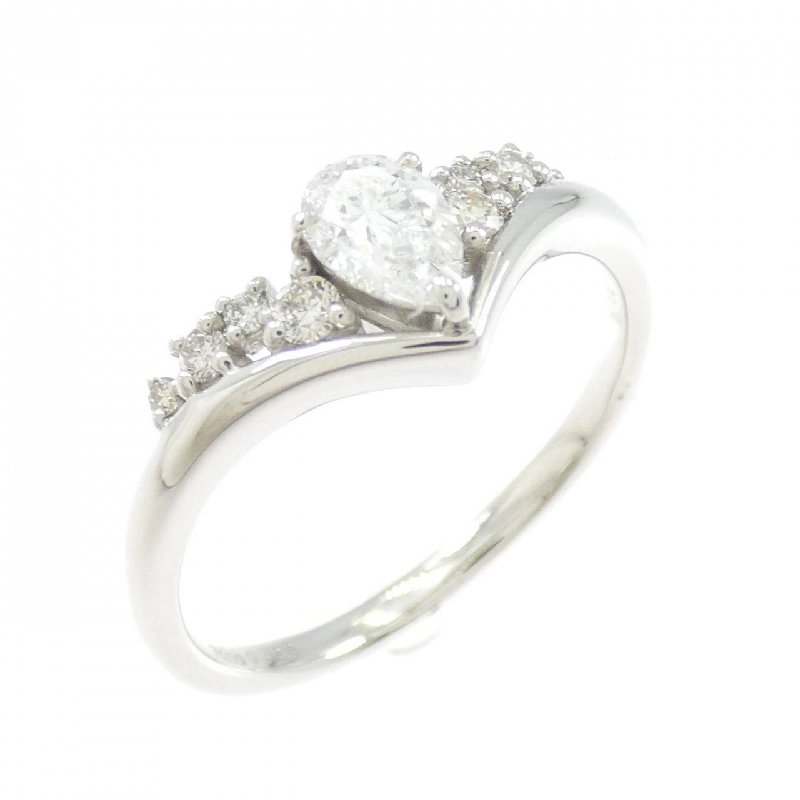 Nhẫn kim cương PT950 0.303CT F SI2 hình giọt nước - Hàng hiệu Chính hãng 871291