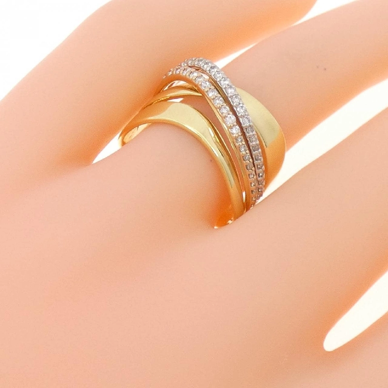 Nhẫn kim cương K18YG/K18PG/PT900 0.30CT - Hàng hiệu Authentic 854387