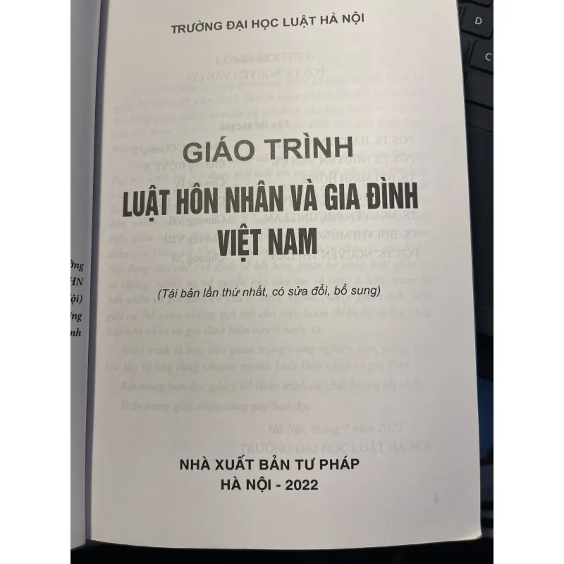 Giáo trình Luật Hôn nhân và Gia đình 1039780