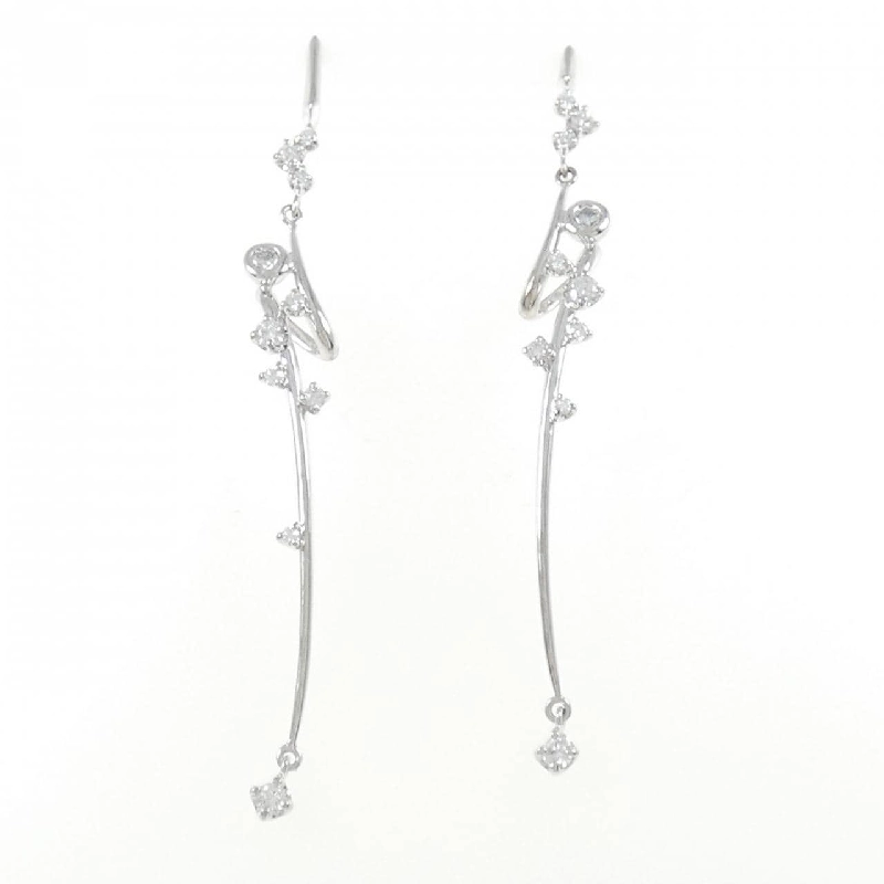 K18WG Bông tai kim cương 0.60CT - Hàng hiệu Chính hãng 877205