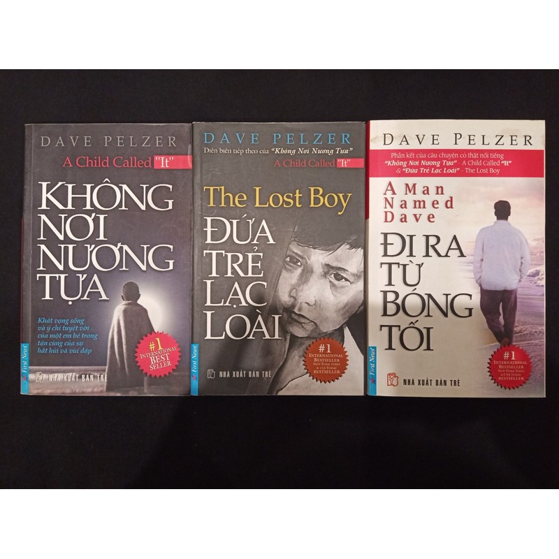 Full bộ 3 cuốn Không nơi nương tựa, Đứa trẻ lạc loài, Đi ra từ bóng tối - Dave Pelzer 166649
