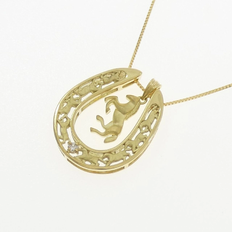 K18YG Dây chuyền kim cương 0.02CT - Hàng hiệu Chính hãng 857639