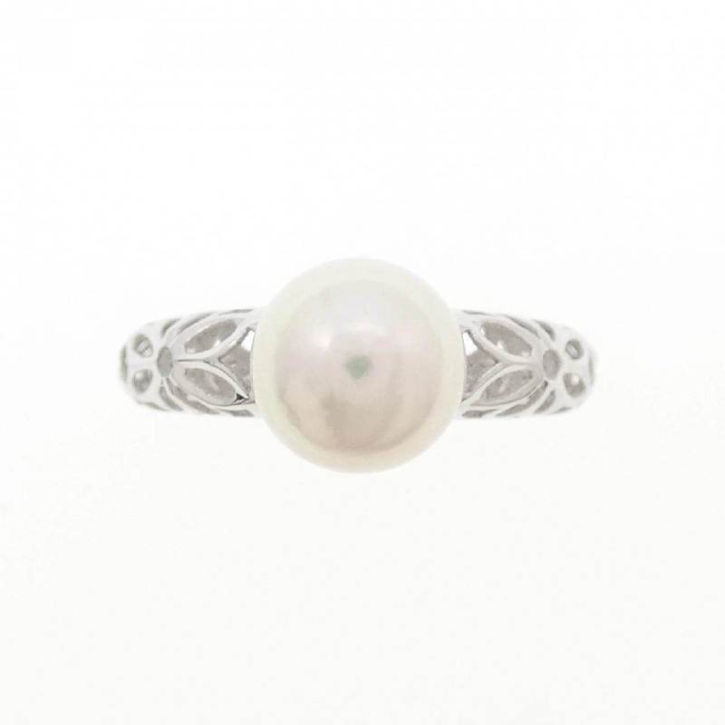 Nhẫn ngọc trai Akoya K18WG 8mm - Hàng hiệu Authentic 847692