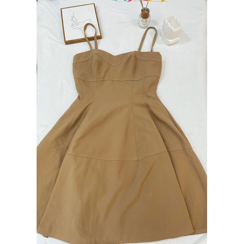 Váy 2 dây nâu 540602