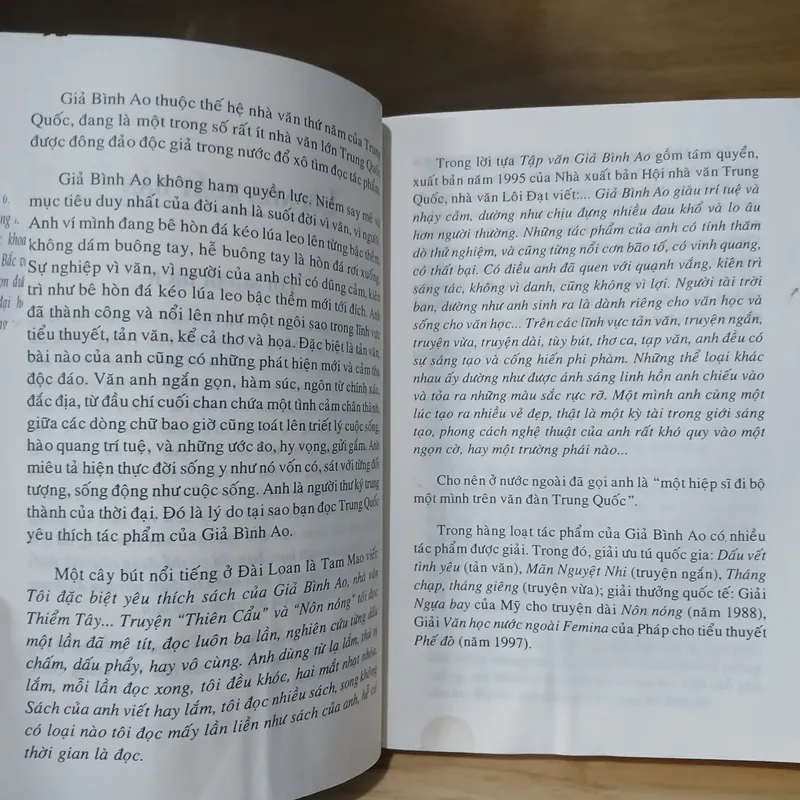 Tản Văn - Giả Bình Ao 599843