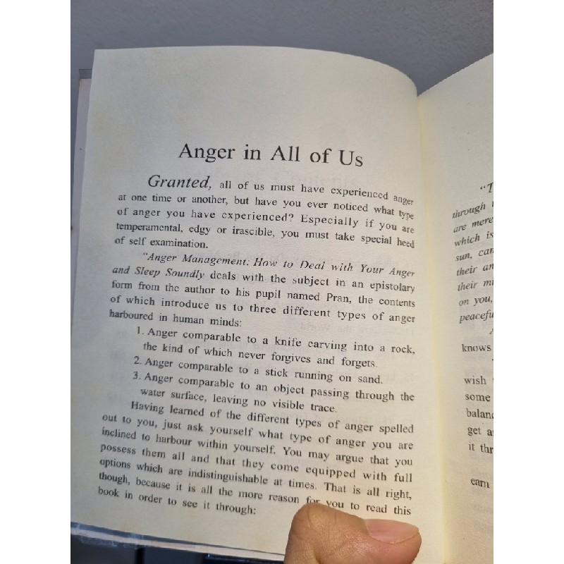 ANGER MANAGEMENT : How to Deal with Your Anger and Sleep Soundly - W. Vajiramedhi 193726