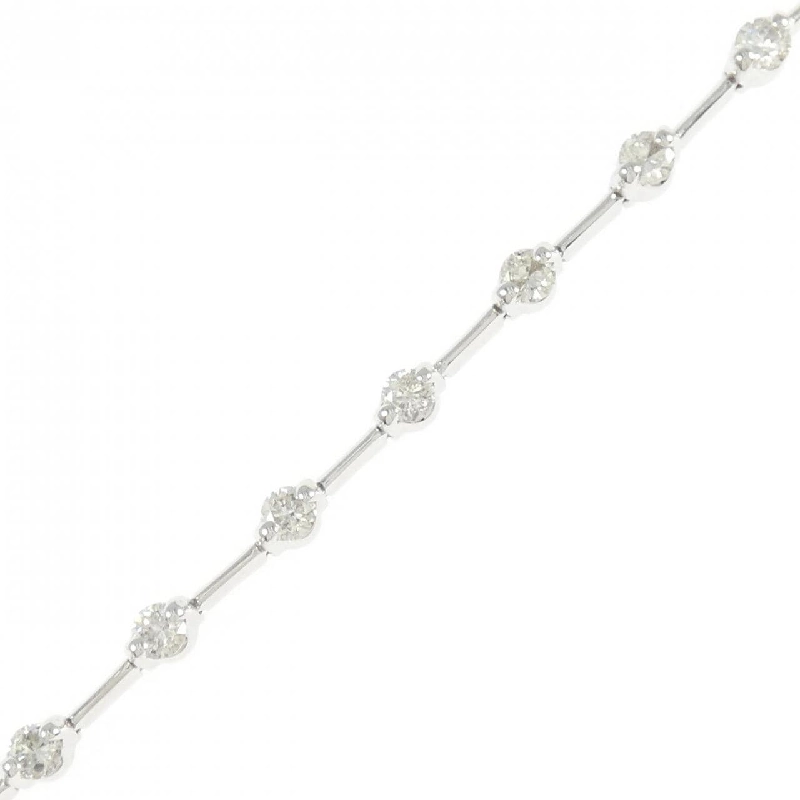 K18WG Vòng tay kim cương 2.00CT - Hàng hiệu Chính hãng 872554