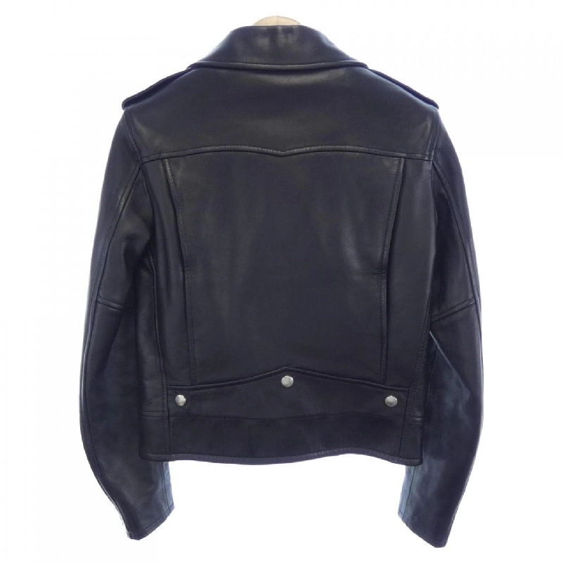 Áo khoác da biker cổ điển SAINT LAURENT 397287 Y5YA2 - Hàng hiệu Authentic 809197