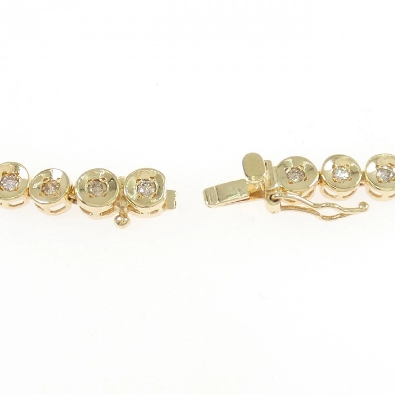 K18YG Vòng tay kim cương 1.00CT - Hàng hiệu Chính hãng 873205