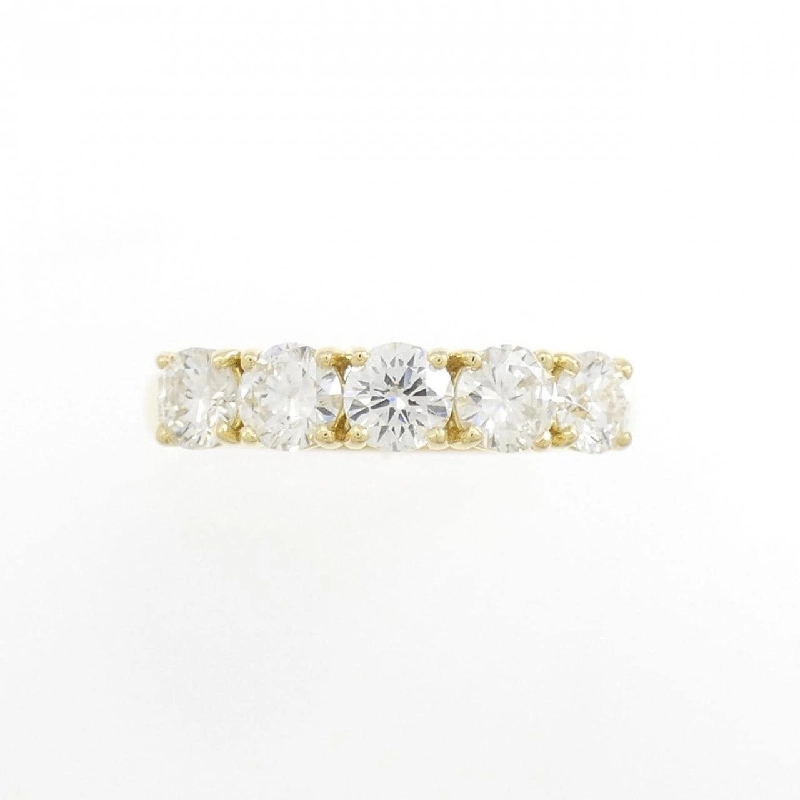 Nhẫn kim cương K18YG 1.055CT G-H SI VG-GOOD - Hàng hiệu Authentic 871478