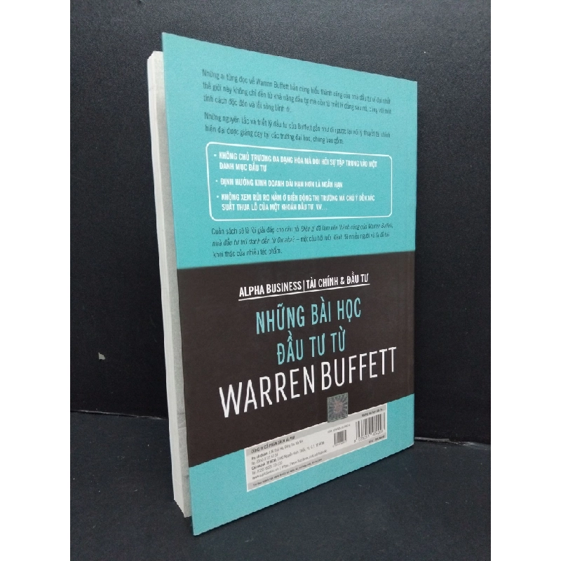 Những bài học đầu tư từ Warren Buffett mới 90% bẩn nhẹ 2018 HCM.ASB1809 345463