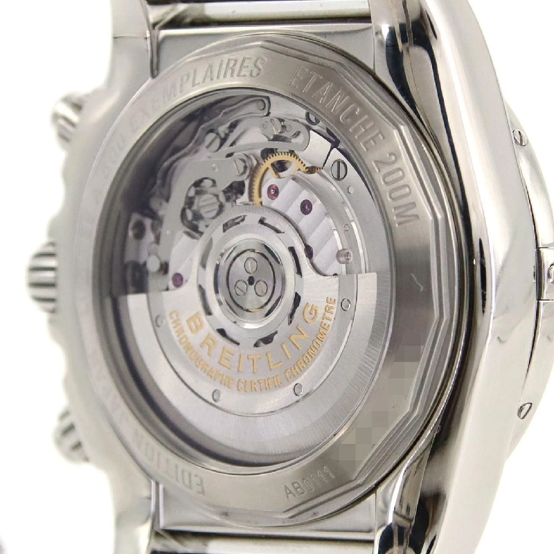 Đồng hồ Breitling Chronomat 44 Black Roman Mother of Pearl JAPAN LTD AB0111/S011B64PA SS tự động - Hàng hiệu chính hãng 882255