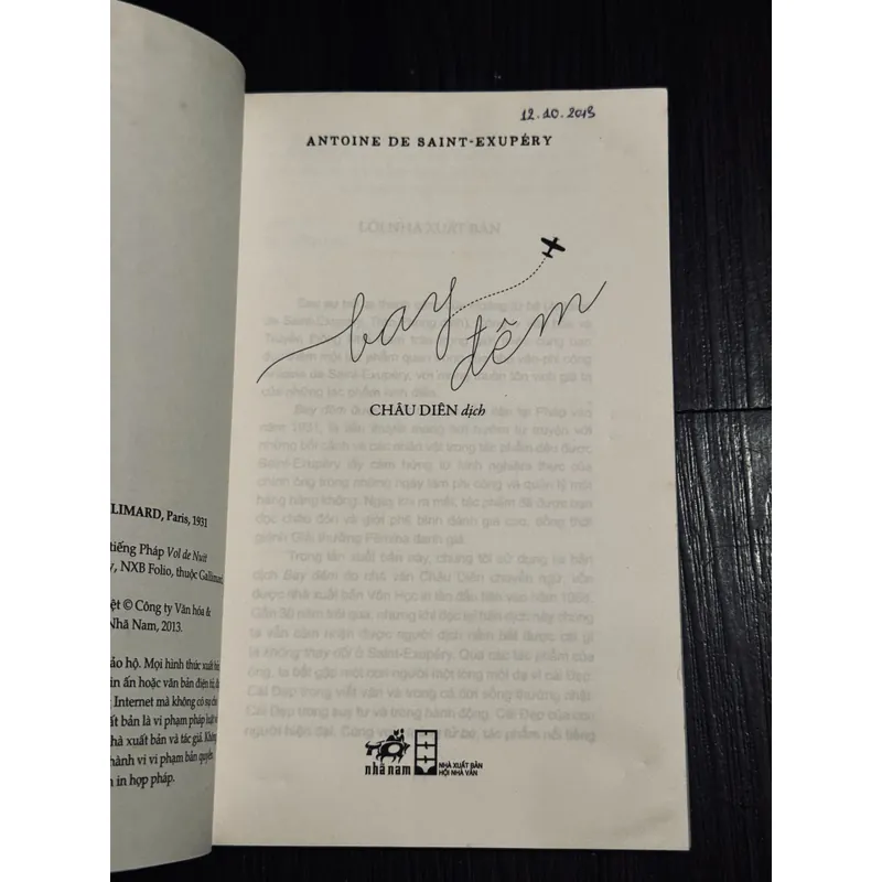 Bay đêm - antoine de saint exupéry 740871