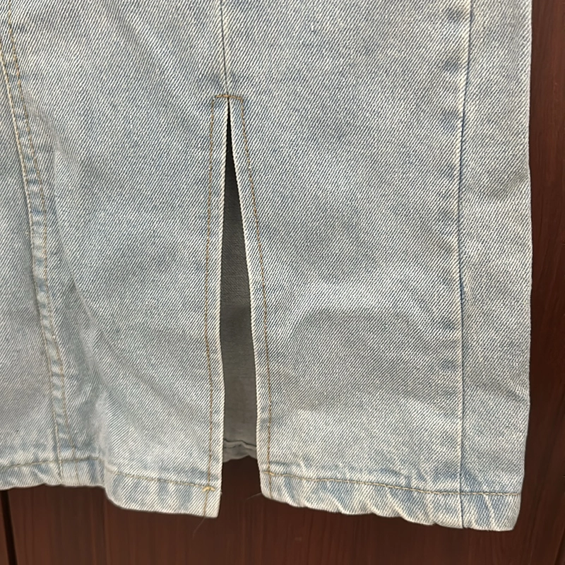 Chân váy jean có xẻ 500160
