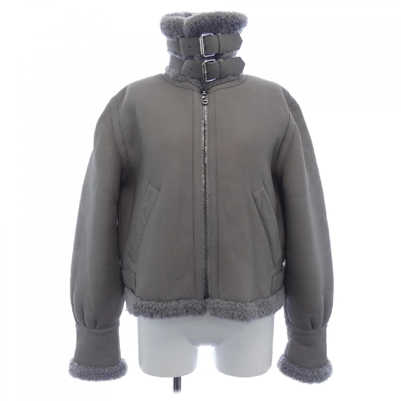 【Mã giảm giá】Áo khoác lông cừu FENDI 640049