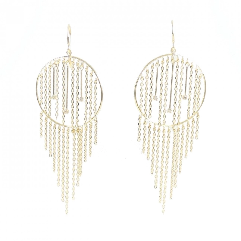 K18YG Bông tai kim cương 0.06CT - Hàng hiệu Chính hãng 868814