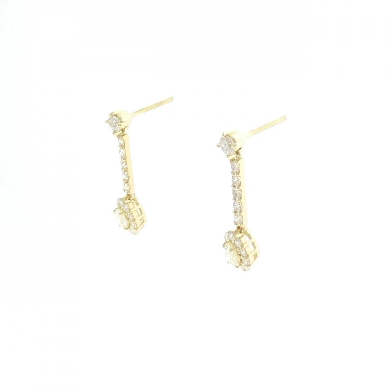 K18YG Bông tai kim cương 0.60CT - Hàng hiệu Chính hãng 877010