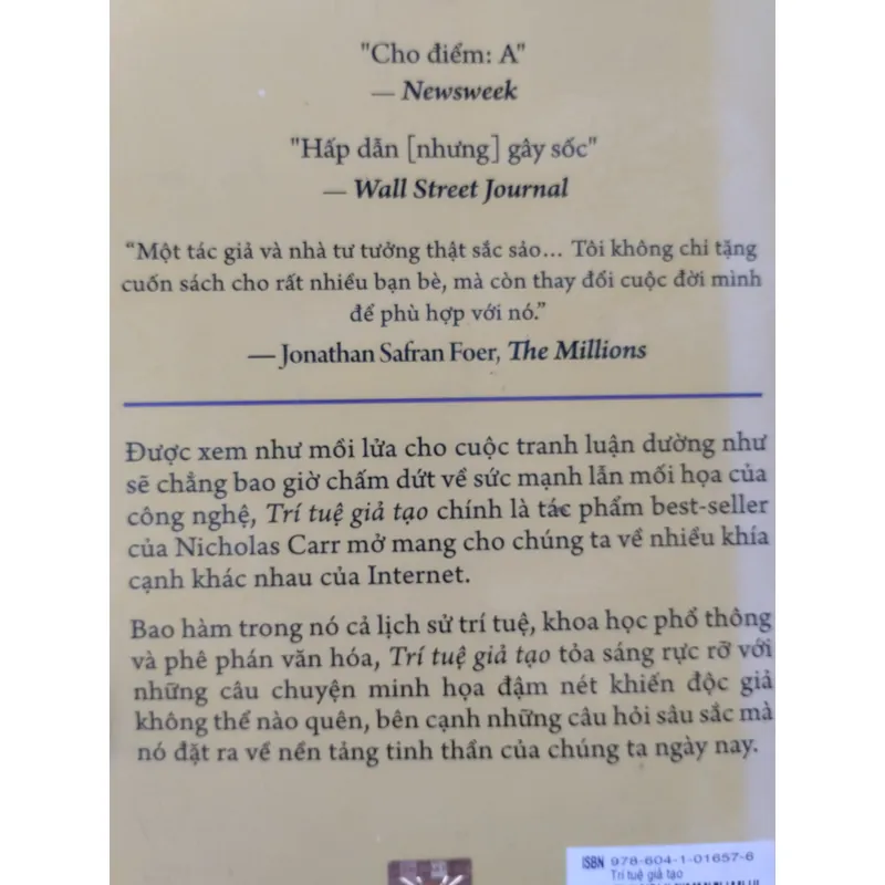Trí tuệ giả tạo: Internet đã làm gì chúng ta?"  695741