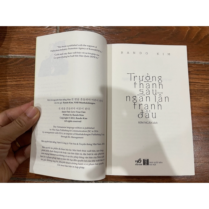 Trưởng thành sau ngàn lần tranh đấu - Rando Kim (9) 550477