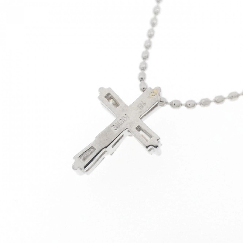 K18WG Dây chuyền kim cương chéo 0.15CT - Hàng hiệu Chính hãng 861713