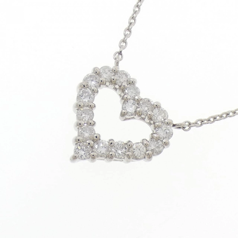 Dây chuyền kim cương hình trái tim PT900/PT850 0.50CT - Hàng hiệu chính hãng 856795