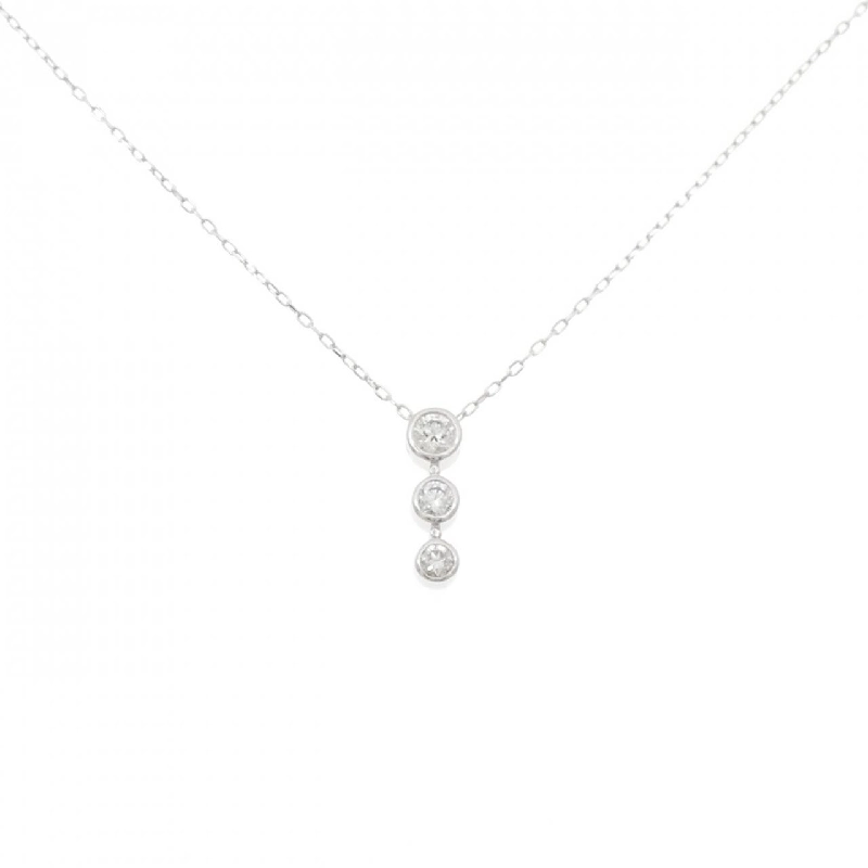 K18WG Dây chuyền kim cương 0.30CT - Hàng hiệu Chính hãng 859249