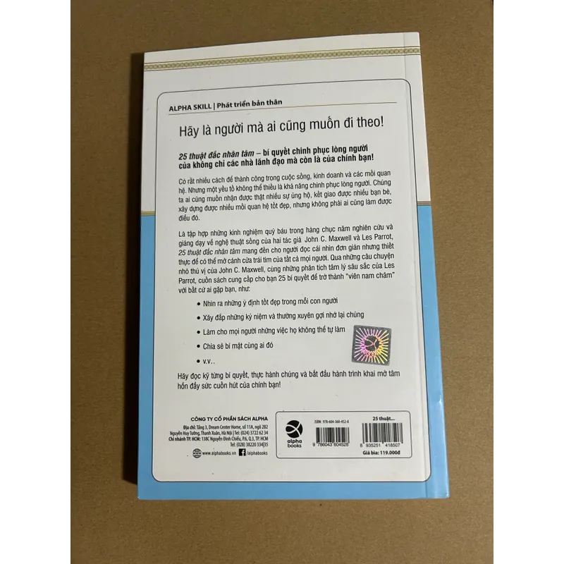 25 thuật đắc nhân tâm - JOHN C.MAXWELL 706575