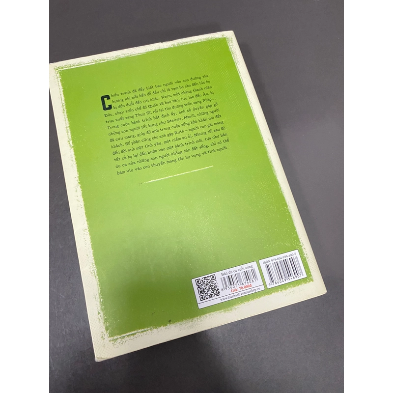 98%*** BẢN DU CA CUỐI CÙNG*** ERIQUE MARIA REMARQUE*** TẶNG QUÀ 0Đ 537165