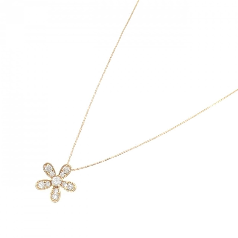 K18YG Hoa Kim Cương Dây Chuyền 0.30CT - Hàng hiệu Chính hãng 863602