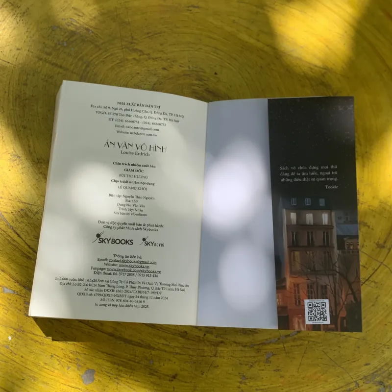 ÁN VĂN VÔ HÌNH - LOUIS ERDRICH 782670